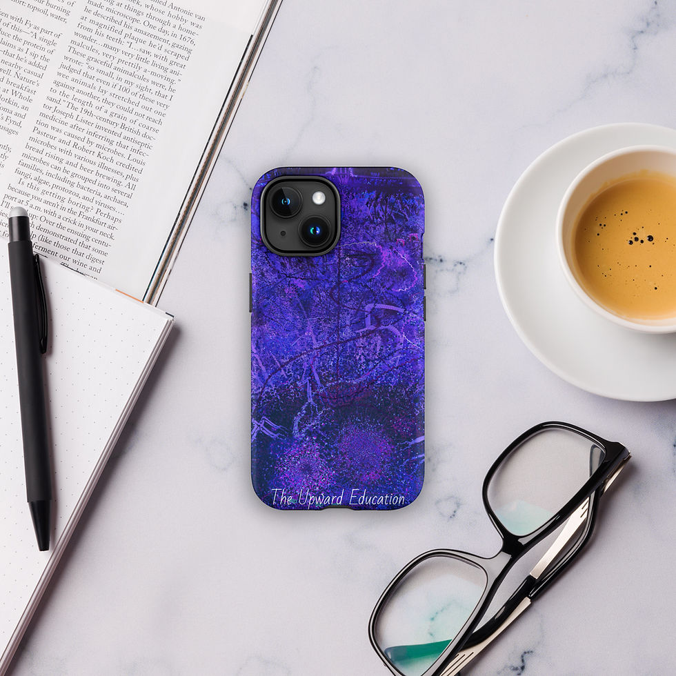 Thumbnail: Nucleolar - NEON INDIGO - Tough Case for iPhone®