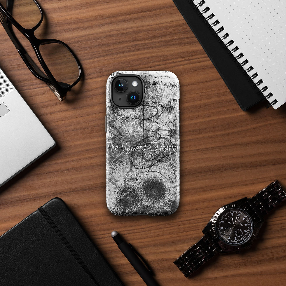 Thumbnail: Nucleolar - WHITEOUT #1 - Tough Case for iPhone®
