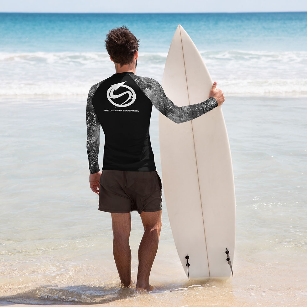Thumbnail: Excitatory Arms - BLACK - Men's Rash Guard