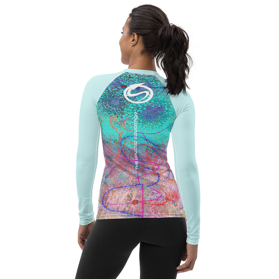 Thumbnail: NUCLEOLAR - COTTON CANDY - Women's Rash Guard