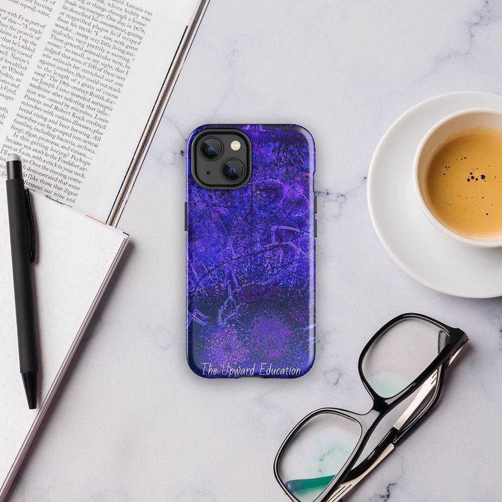Thumbnail: Nucleolar - NEON INDIGO - Tough Case for iPhone®