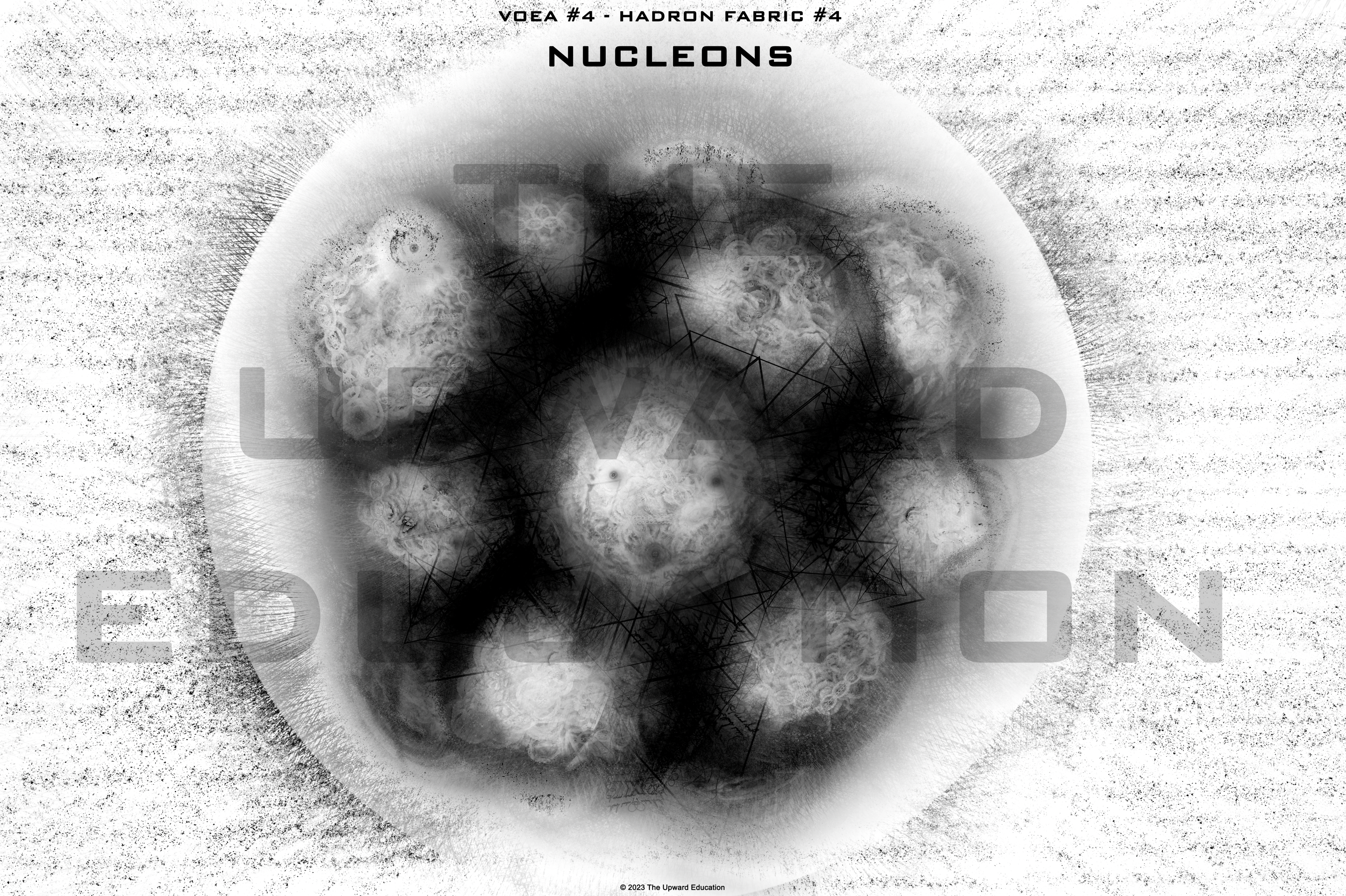 VOEA 4 - Nucleons - BW 03 - 24 x 36" - Photo paper poster