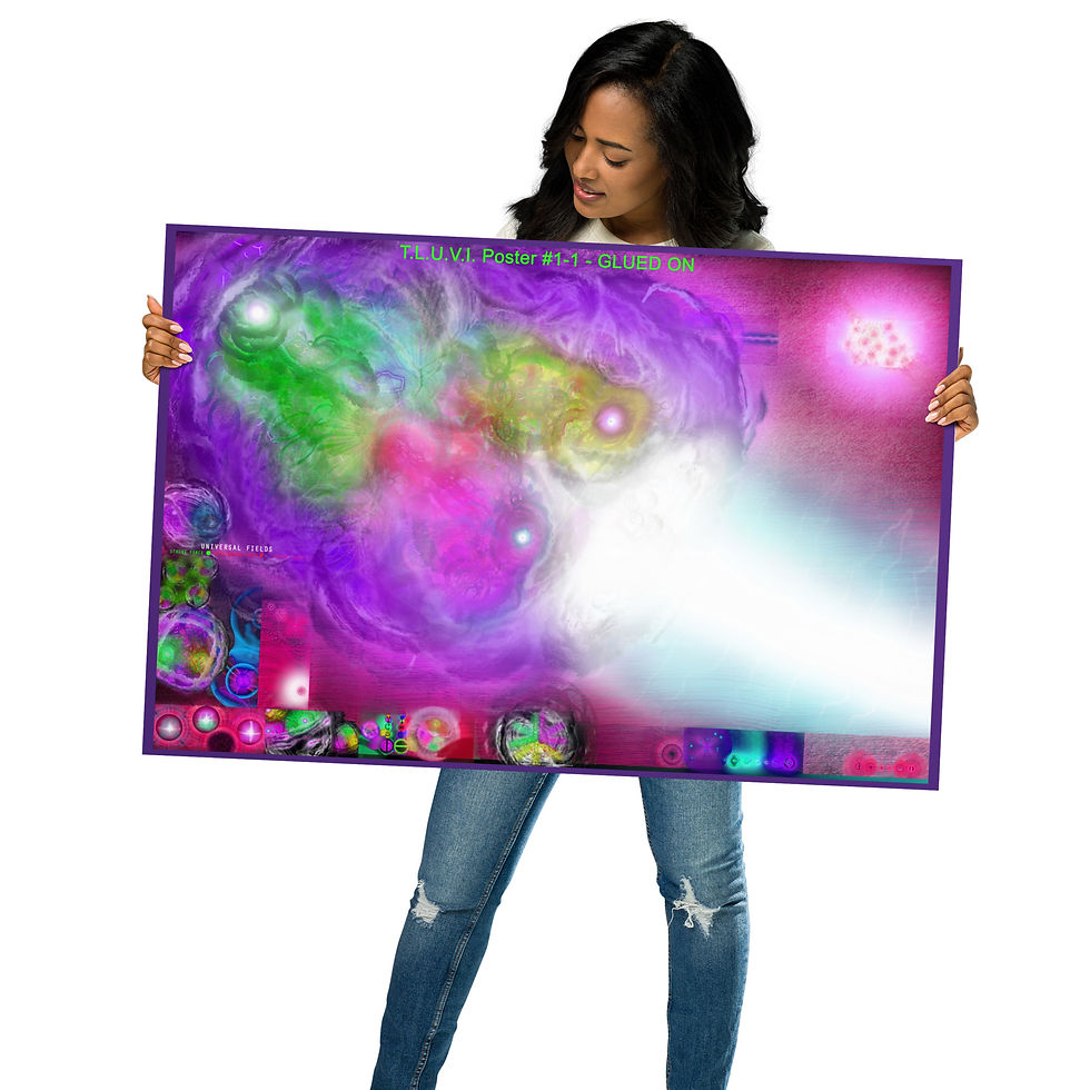 TLUVI 1-1 - Glued On - VIOLET - Visual Only - Photo paper poster