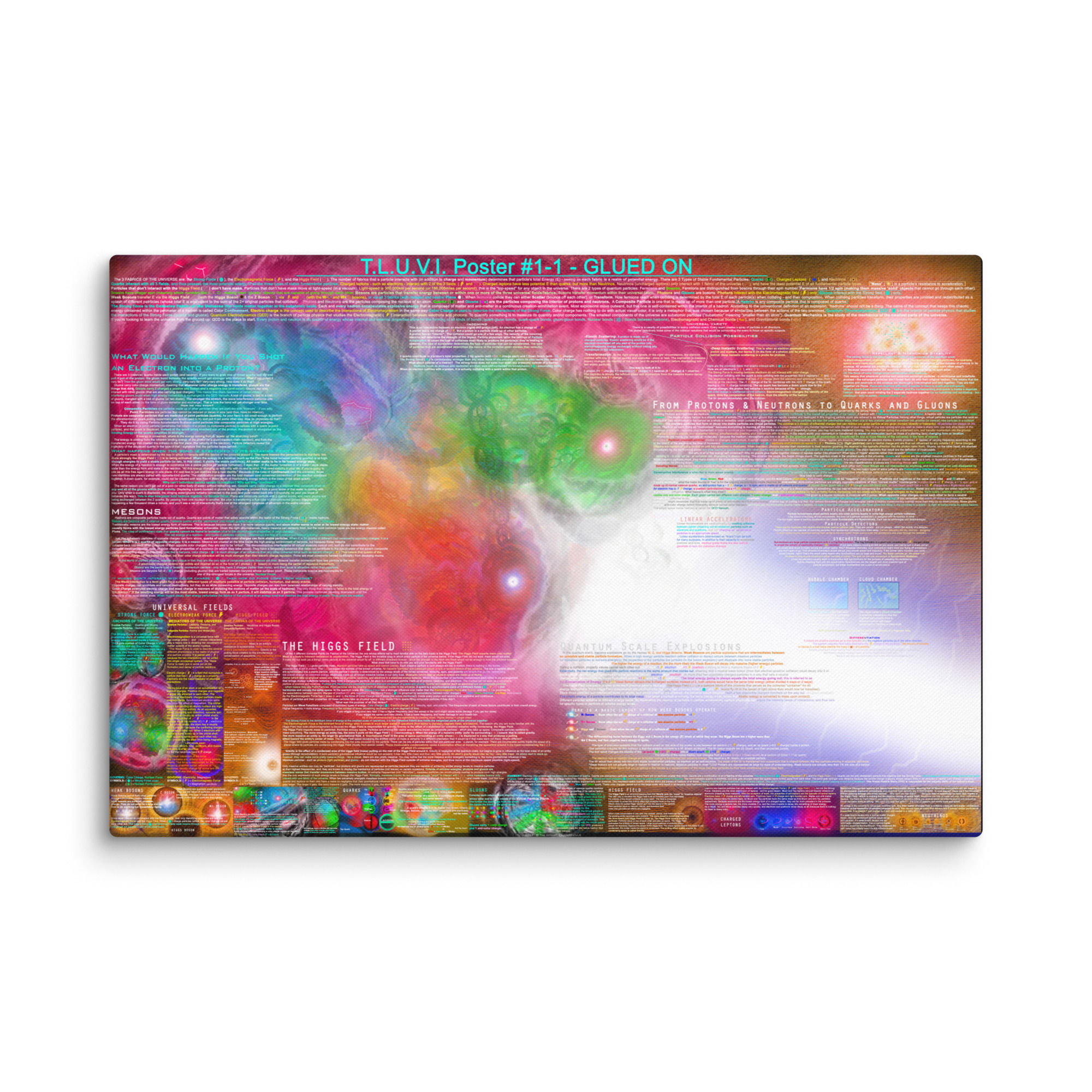 T.L.U.V.I. Poster 1-1 - Glued On - 24 x 36" - Canvas