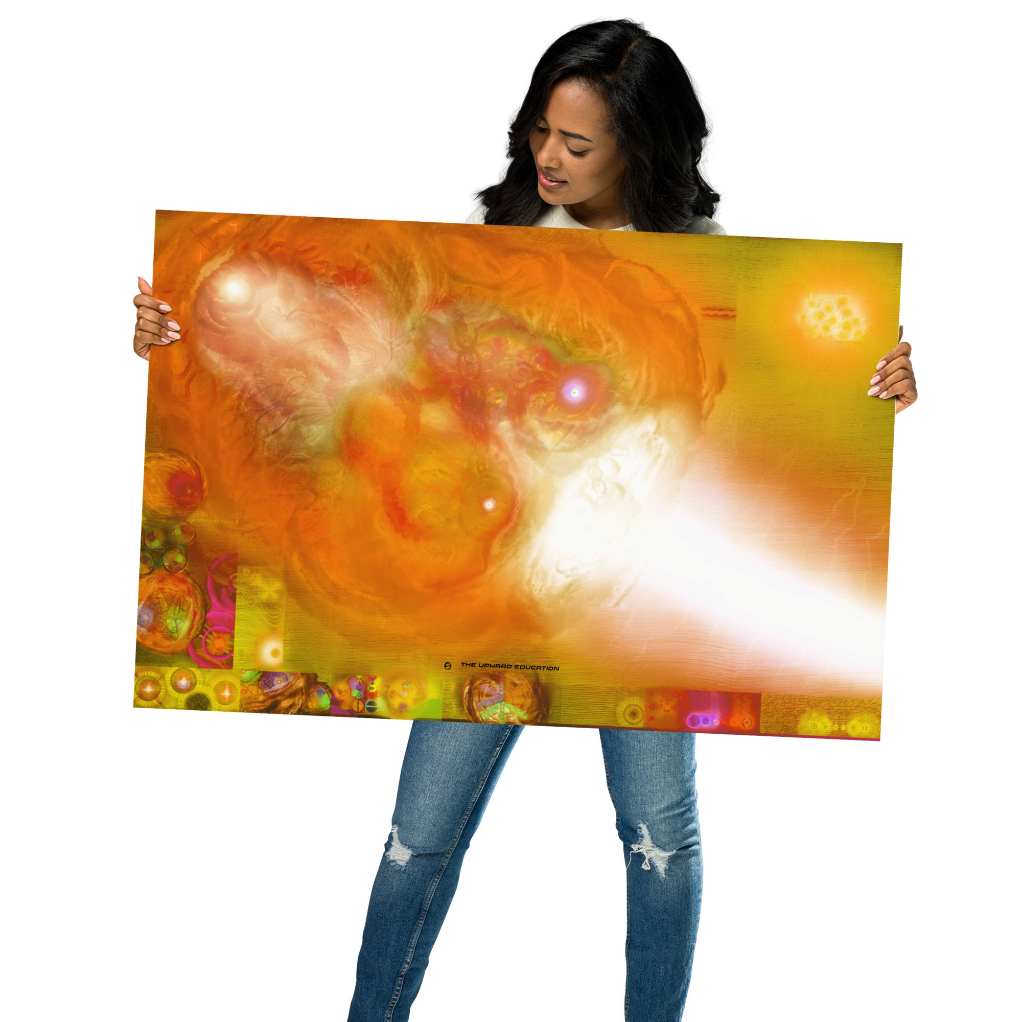 Glued On - HONEY - 24 x 36" - Photo paper poster