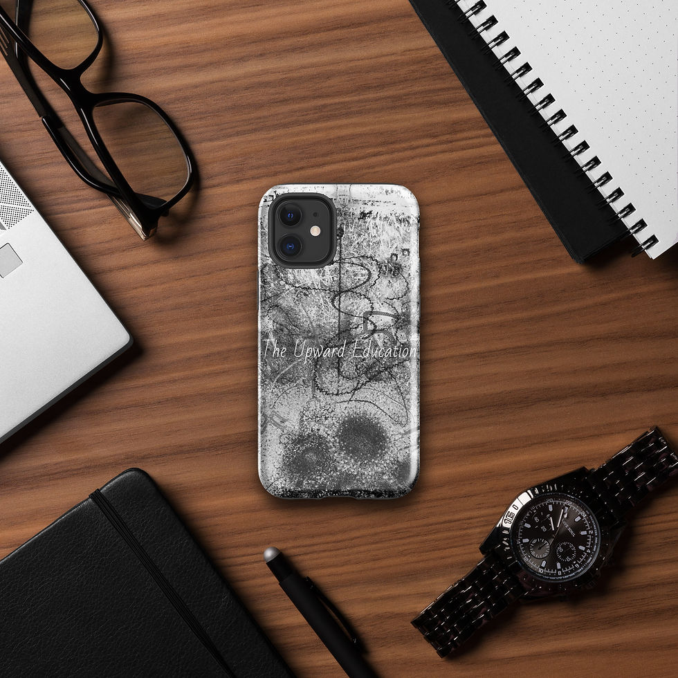 Thumbnail: Nucleolar - WHITEOUT #1 - Tough Case for iPhone®