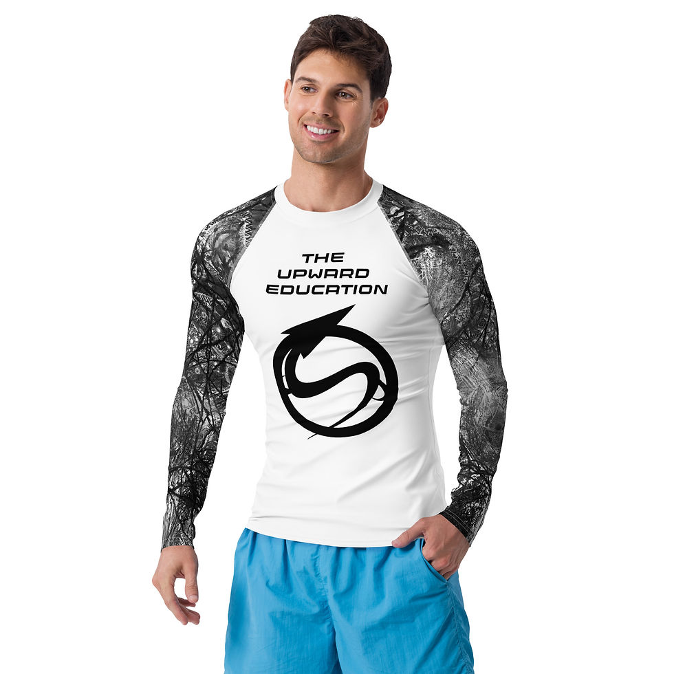Thumbnail: Excitatory Arms - BLACK - Men's Rash Guard