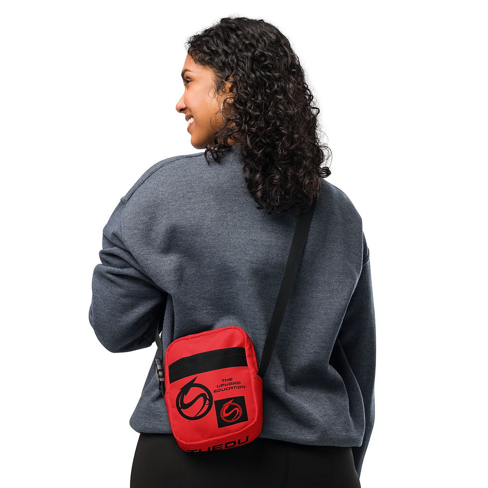 Thumbnail: TUEDU - Logo'd - RED - Utility crossbody bag