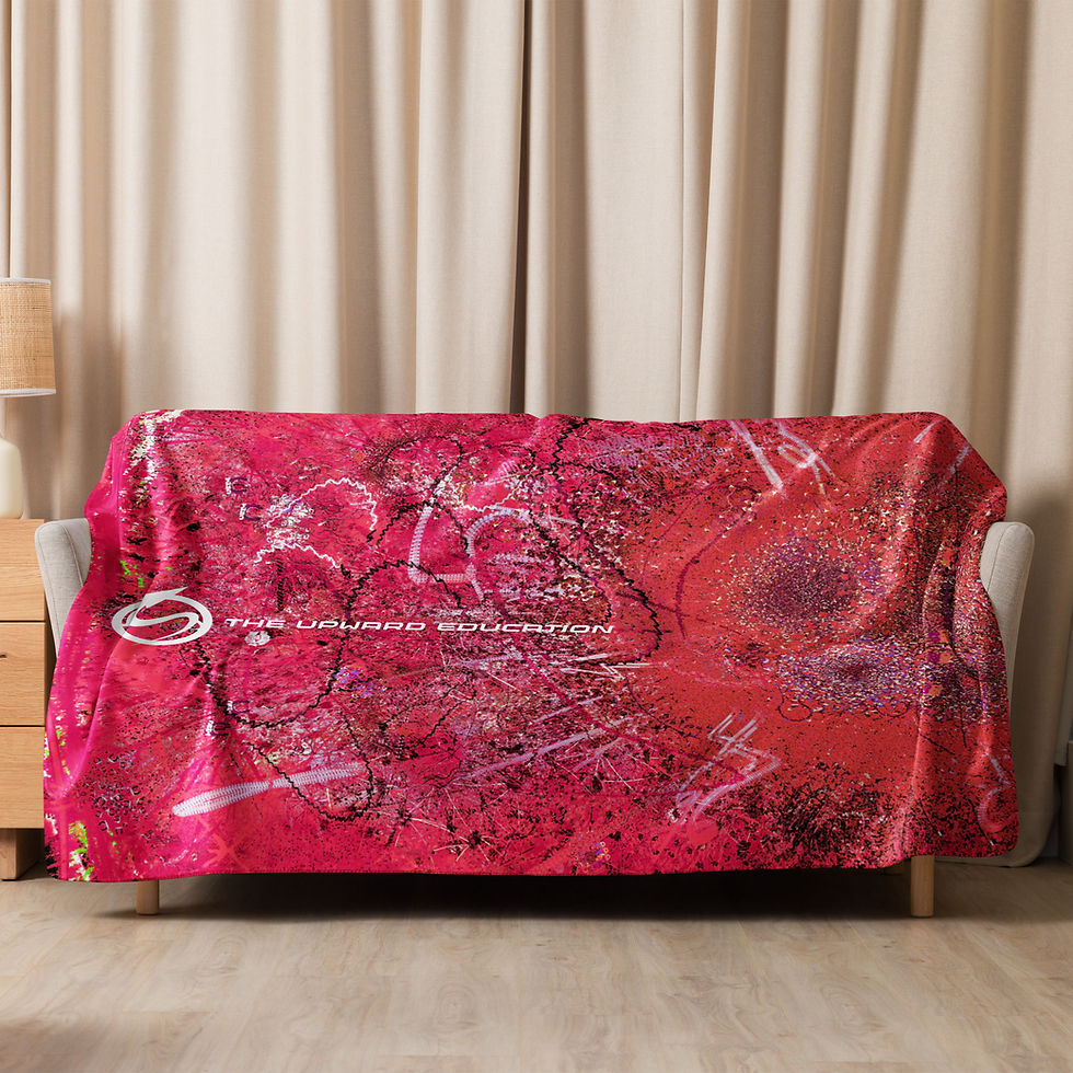 Thumbnail: Nucleolar - ROSE PINK PARADE - Sherpa blanket