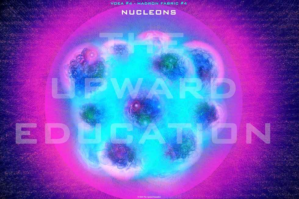 VOEA 4 - Nucleons - Blue-Purp - 24 x 36" - Photo paper poster