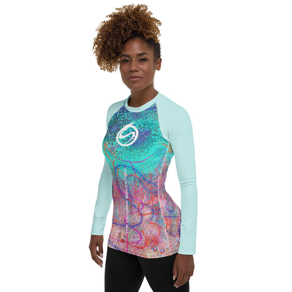 Thumbnail: NUCLEOLAR - COTTON CANDY - Women's Rash Guard
