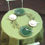 Thumbnail: Olivine (green) Coated Jacquard Tablecloth