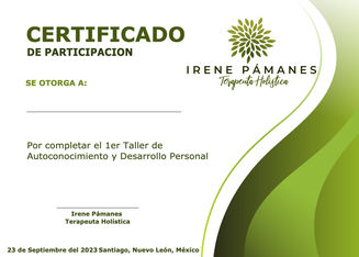 Certificado Reconocimiento