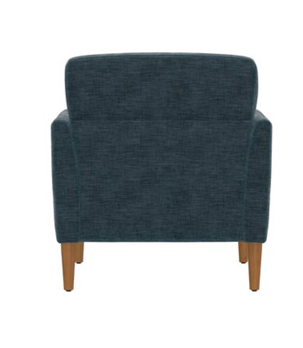 Thumbnail: Navy Tufted Chenille Accent Chair