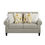 Thumbnail: Beige Roll Arm Loveseat