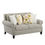 Thumbnail: Beige Roll Arm Loveseat