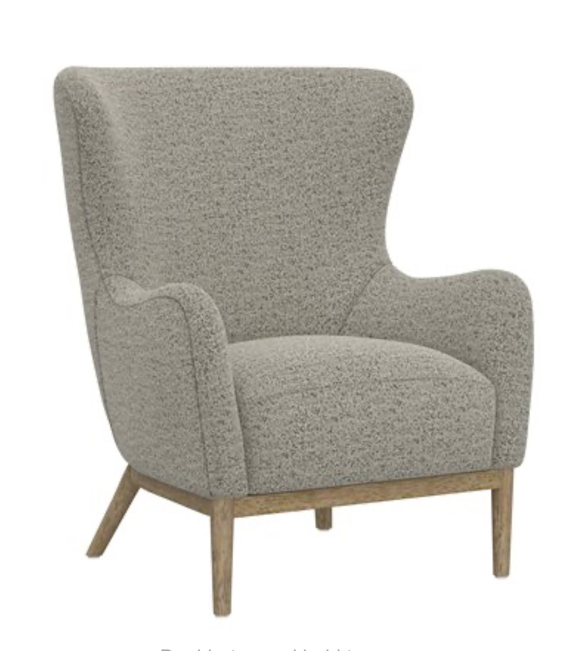 Dove Modern Wing-Back Accent Chair