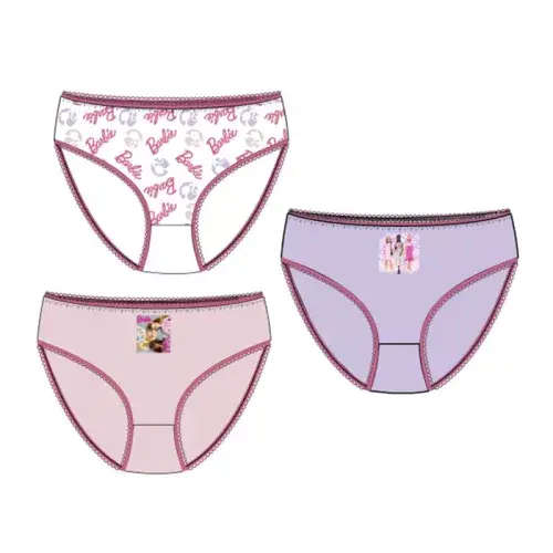 Barbie children's underwear, panties 3 pieces/pack