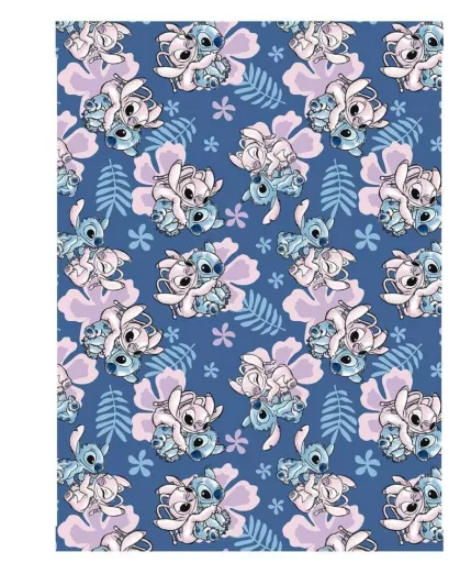Disney Lilo and Stitch Angel coral fleece blanket 110x150cm