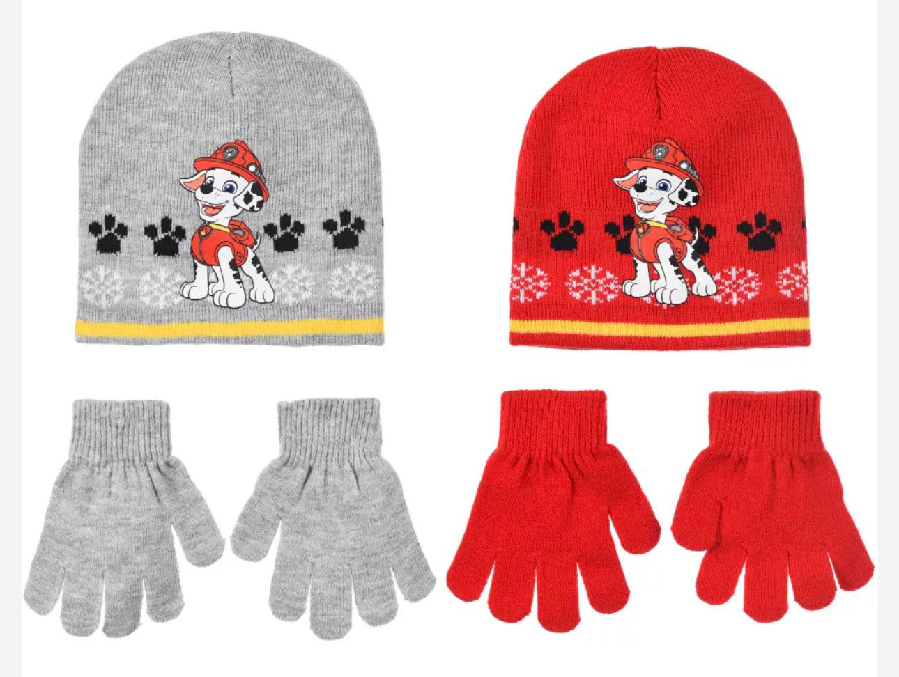 Paw Patrol Marshall kids hat + glove set 52-54 cm