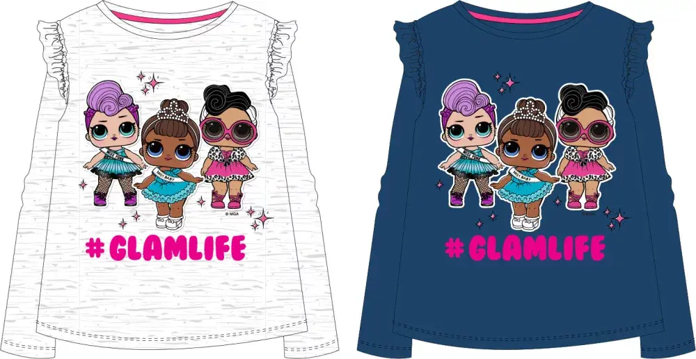LOL Surprise children's long-sleeved t-shirt 98-128 cm