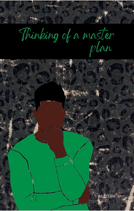 Thinking of a Master Plan Notebook Journal (Gray)