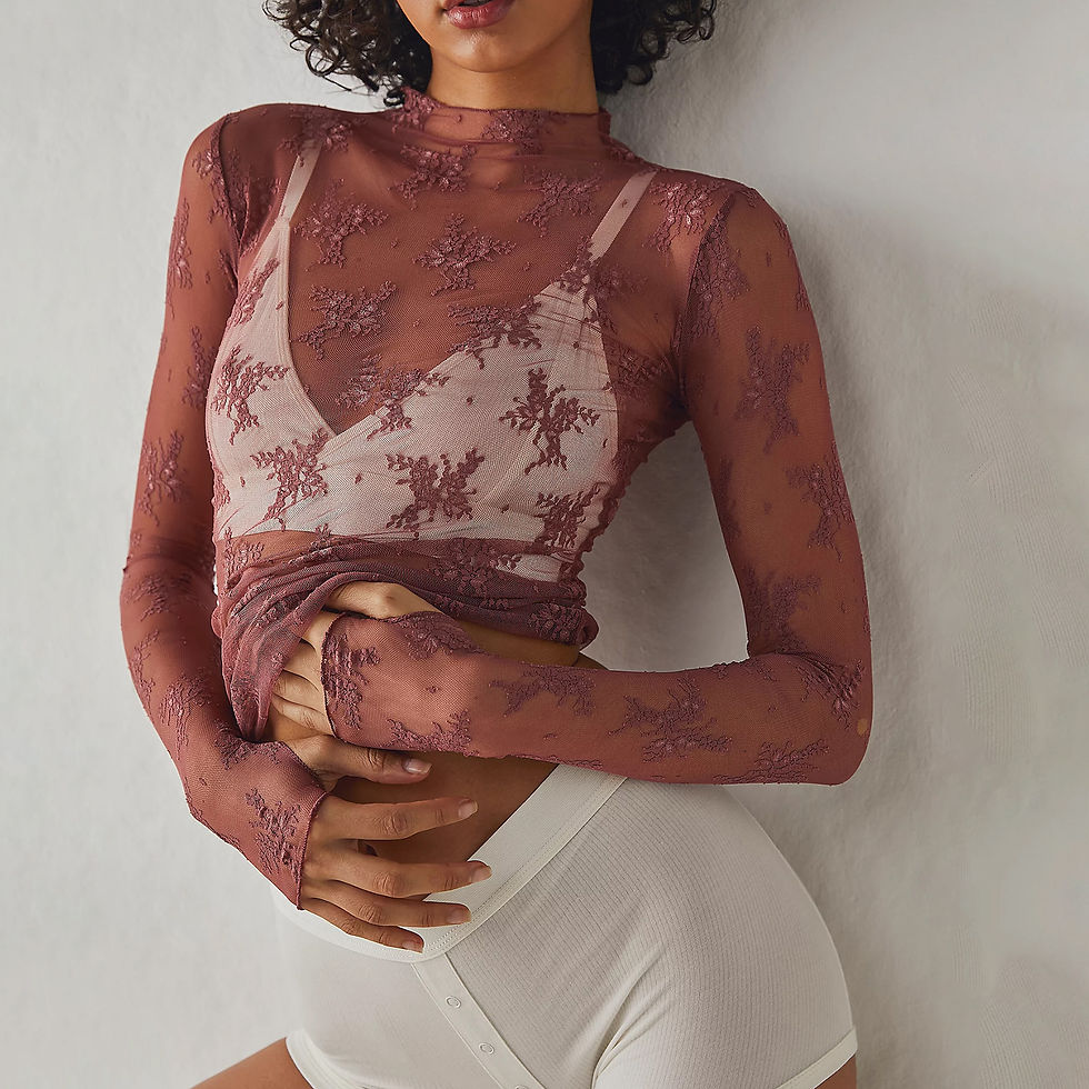 Thumbnail: The Soho Floral Lace Layering Top
