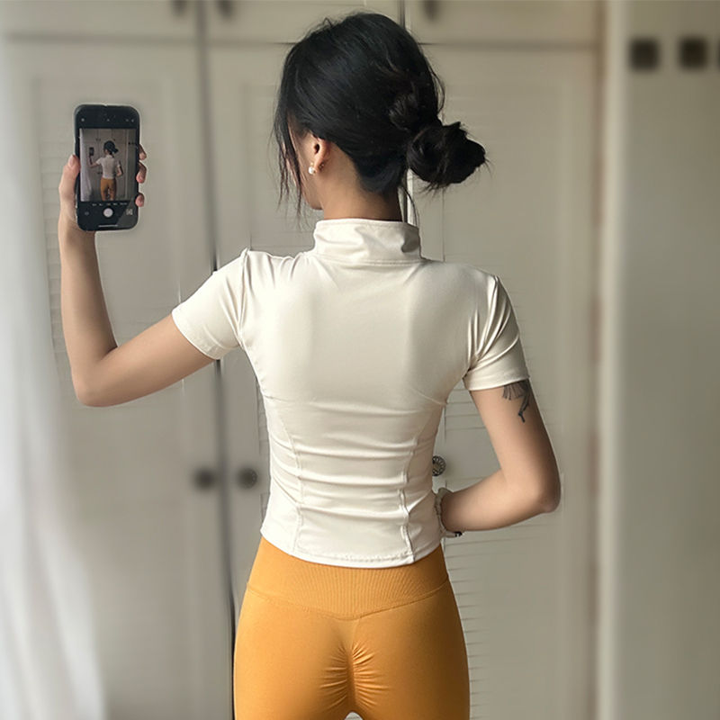Thumbnail: Luxe Contour Zip Tee