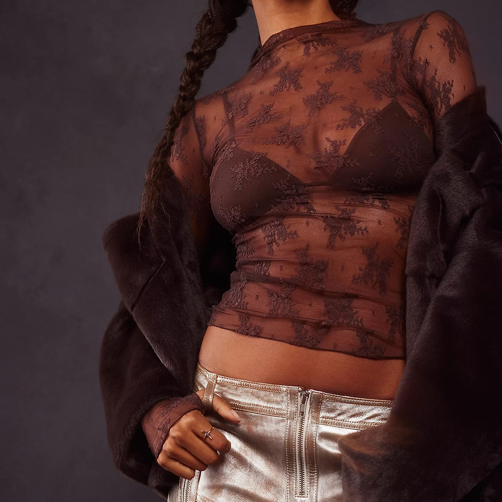 Thumbnail: The Soho Floral Lace Layering Top