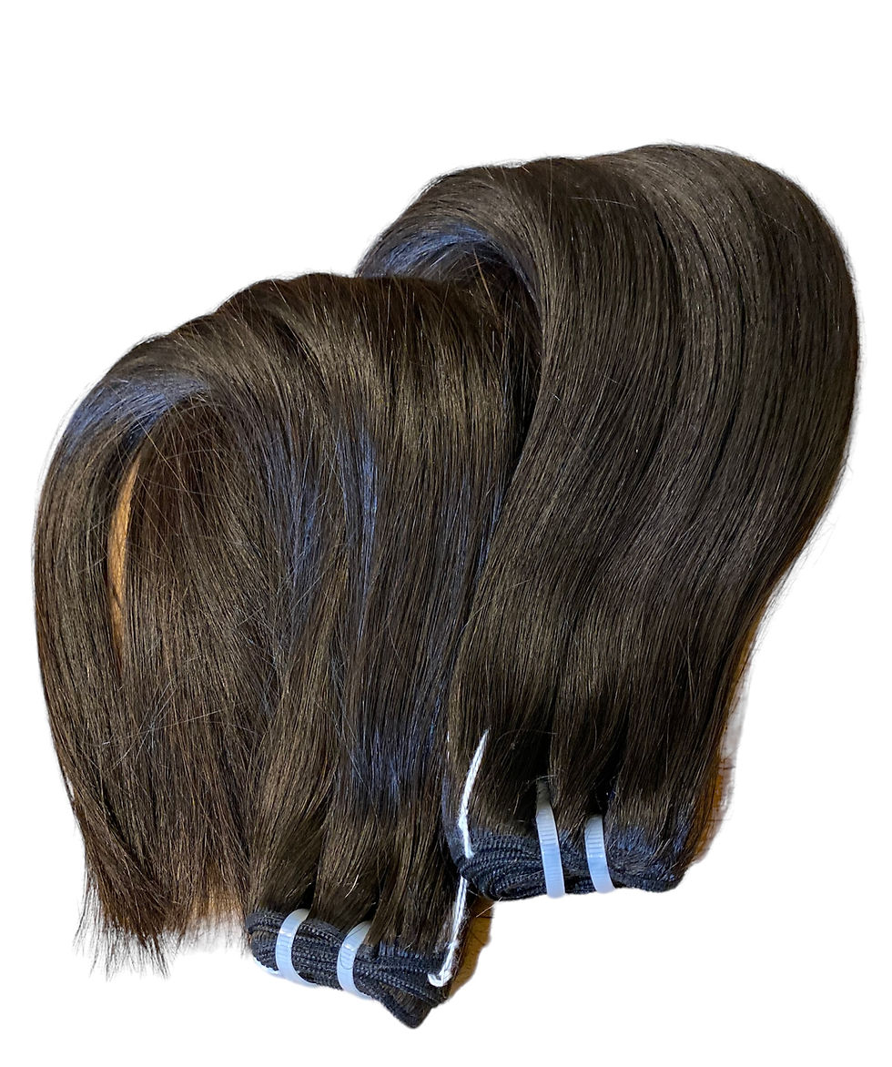 Tissages Virgin hair en lot de 2 paquets sans closure