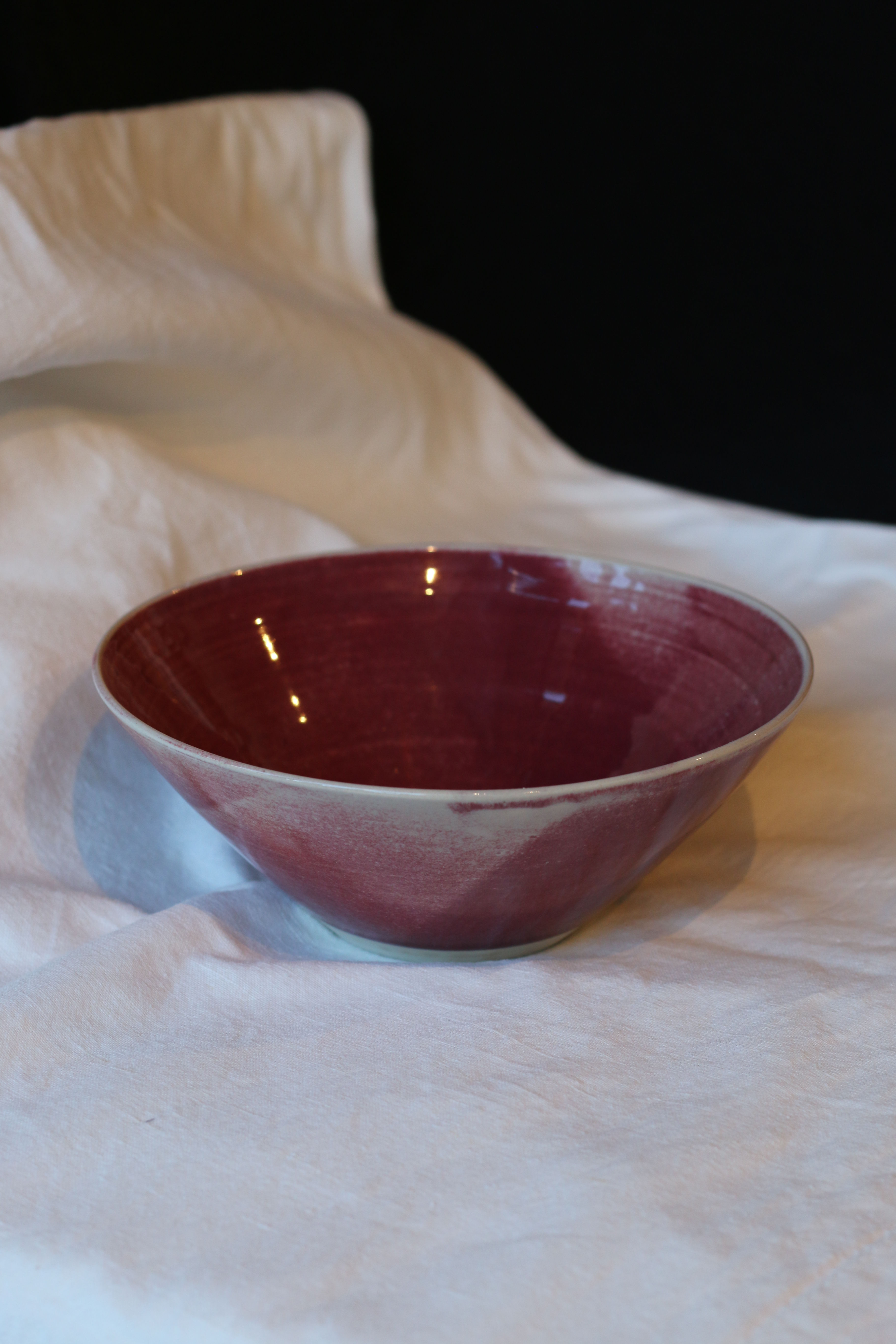 Bowl - Red & Grey