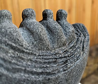 Les Hommes et la Mer, Sculpture sur granit, Pavé de Bordeaux