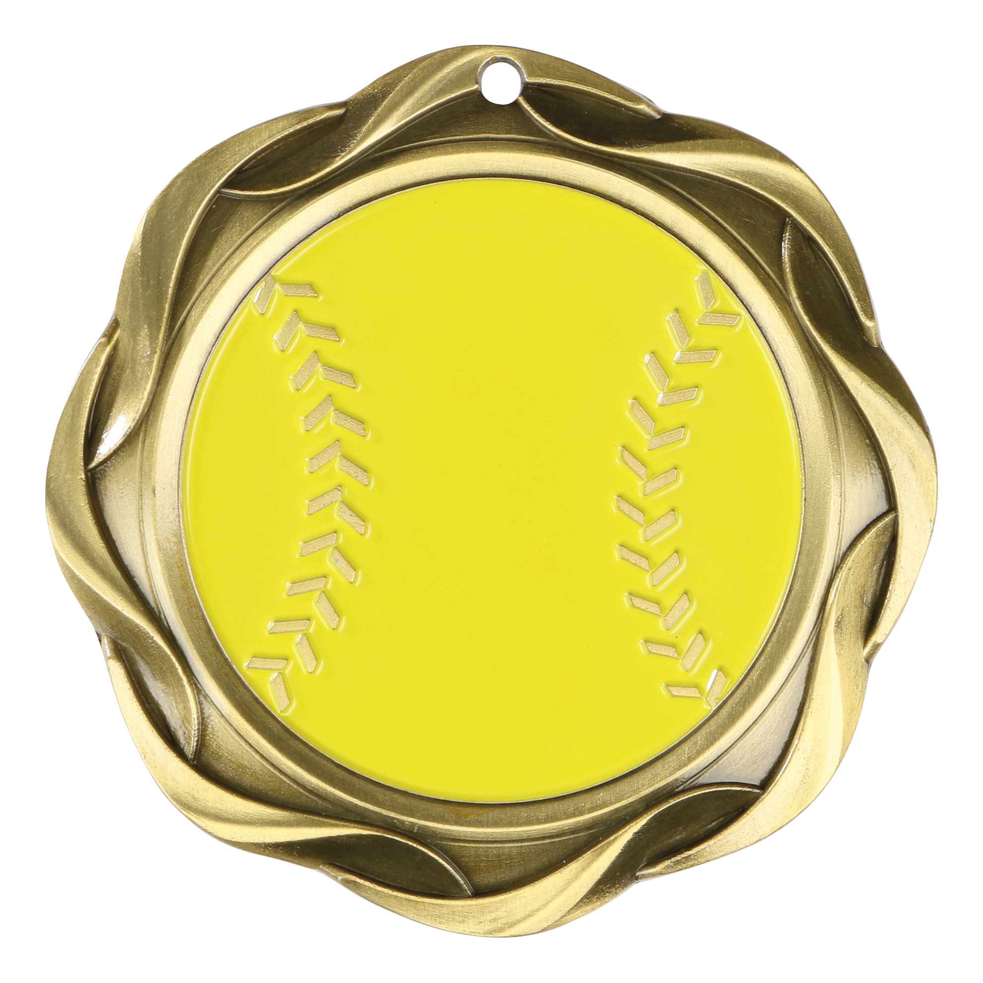 Gold Softball Fusion Medal