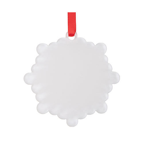 Thumbnail: Acrylic 1-Sided Sublimated Snowflake Ornament
