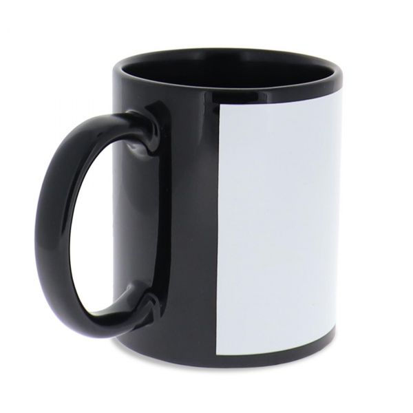 Thumbnail: Black/White Panel Sublimated Ceramic Mug