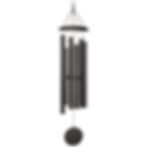 T406 44" Black Corinthian Bells Wind Chime