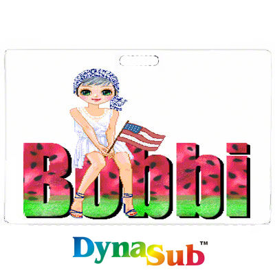 Thumbnail: Sublimated Aluminum Lanyard Name Badges