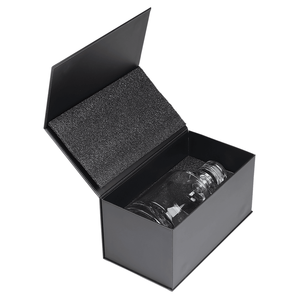 Thumbnail: Polar Camel Brand Barware Decanter Gift Box Open