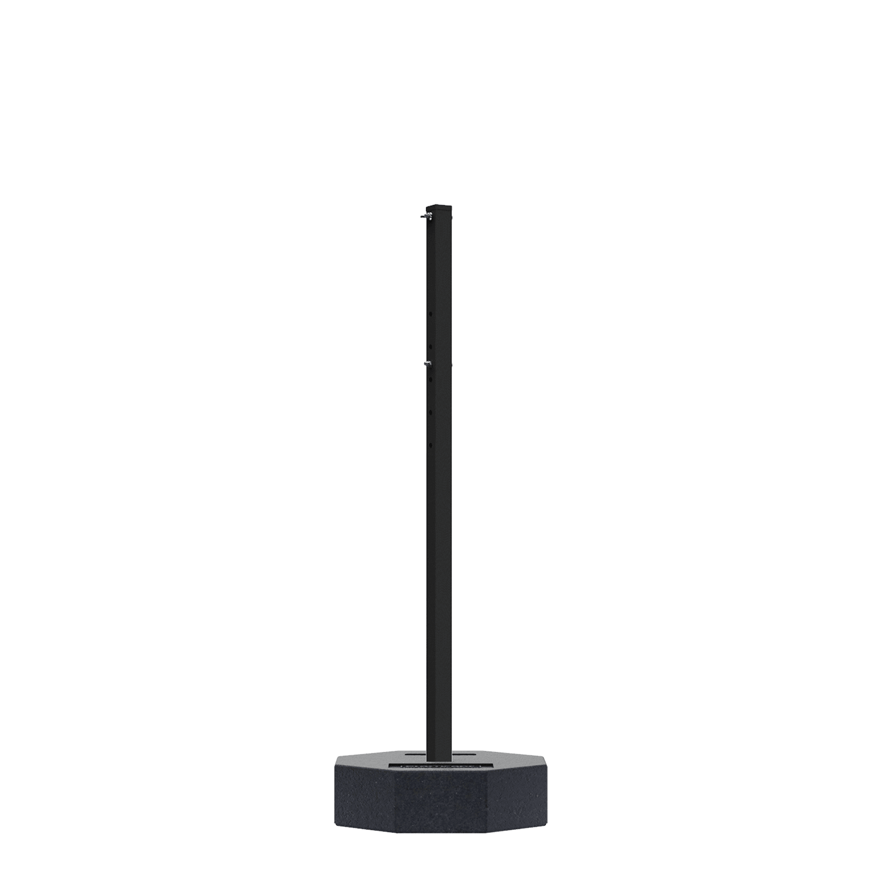 Plasticade 60lb Portable Sign Post 72" /No Wheels