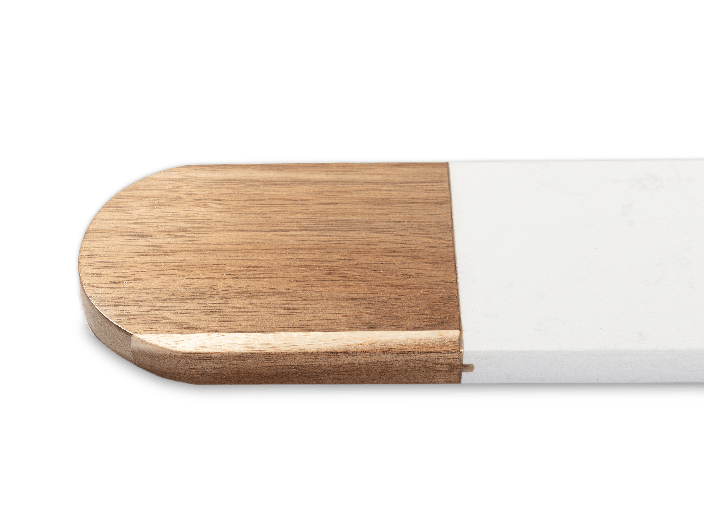 Thumbnail: Acacia Wood &  Faux Marble Cutting Serving Board