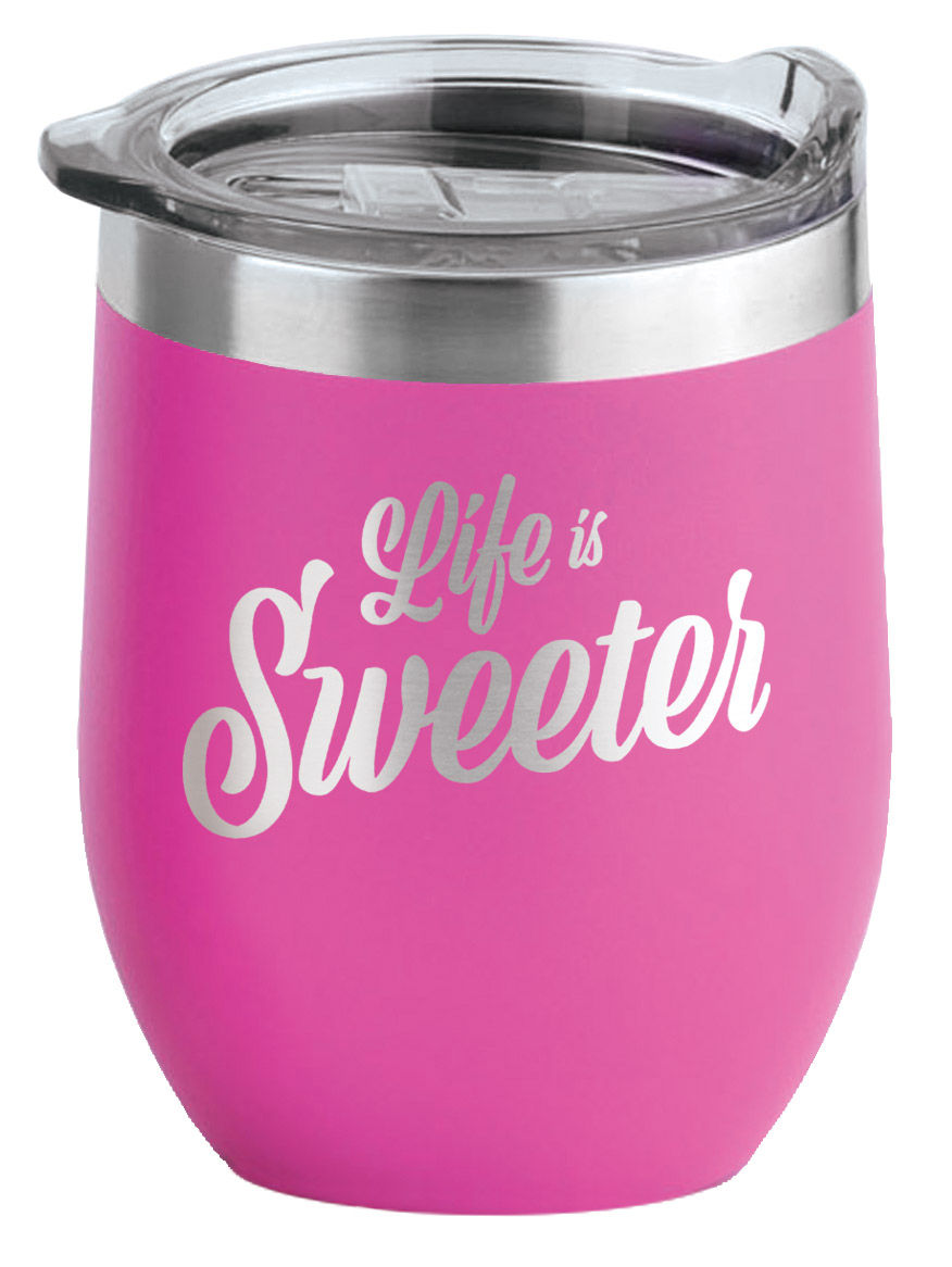 Thumbnail: Tahoe Tumbler 160z Engraved Stemless Wine Glasses