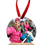 Thumbnail: Sublimated Snow Globe 2 Sided Aluminum Ornament