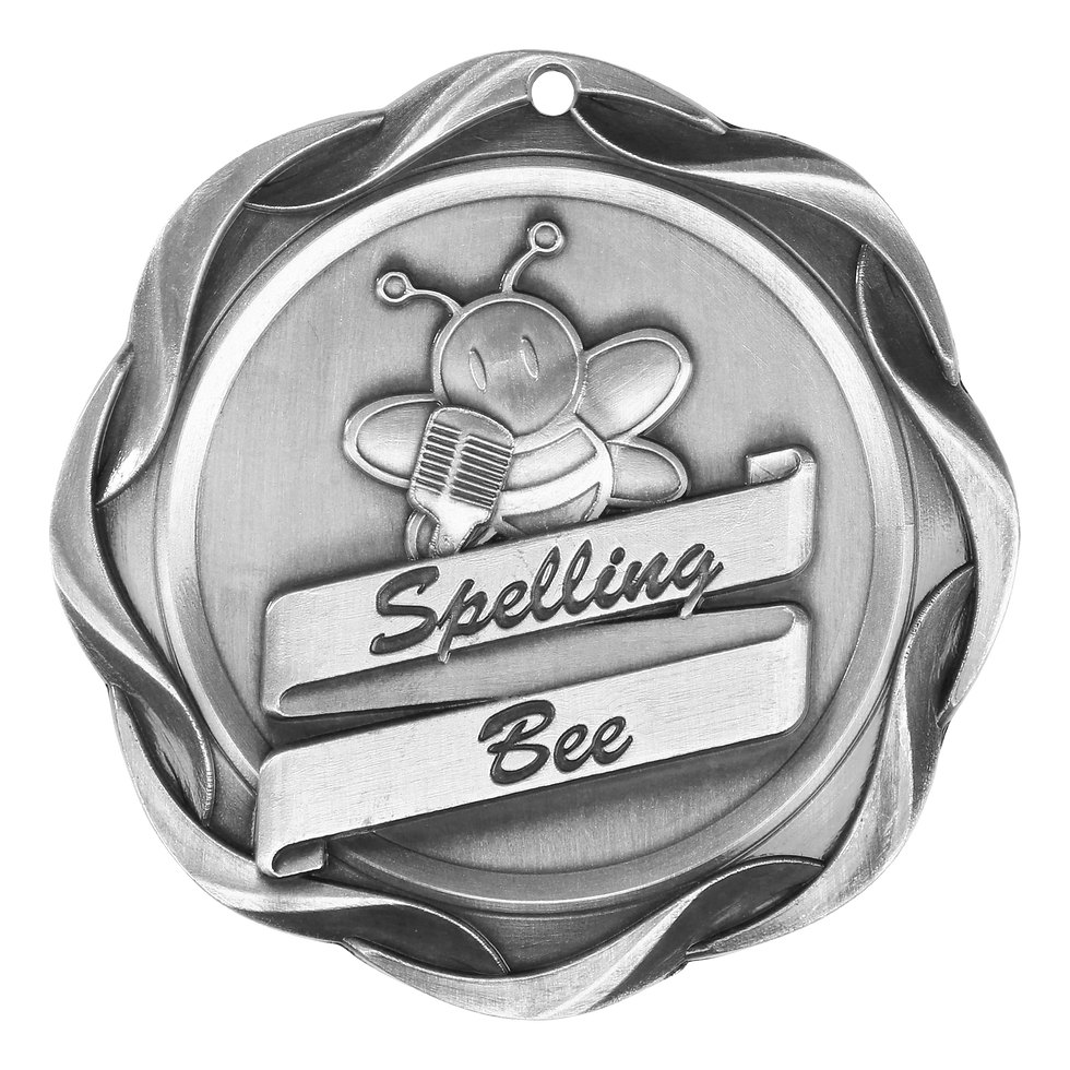 Silver Spelling Bee Fusion Medal