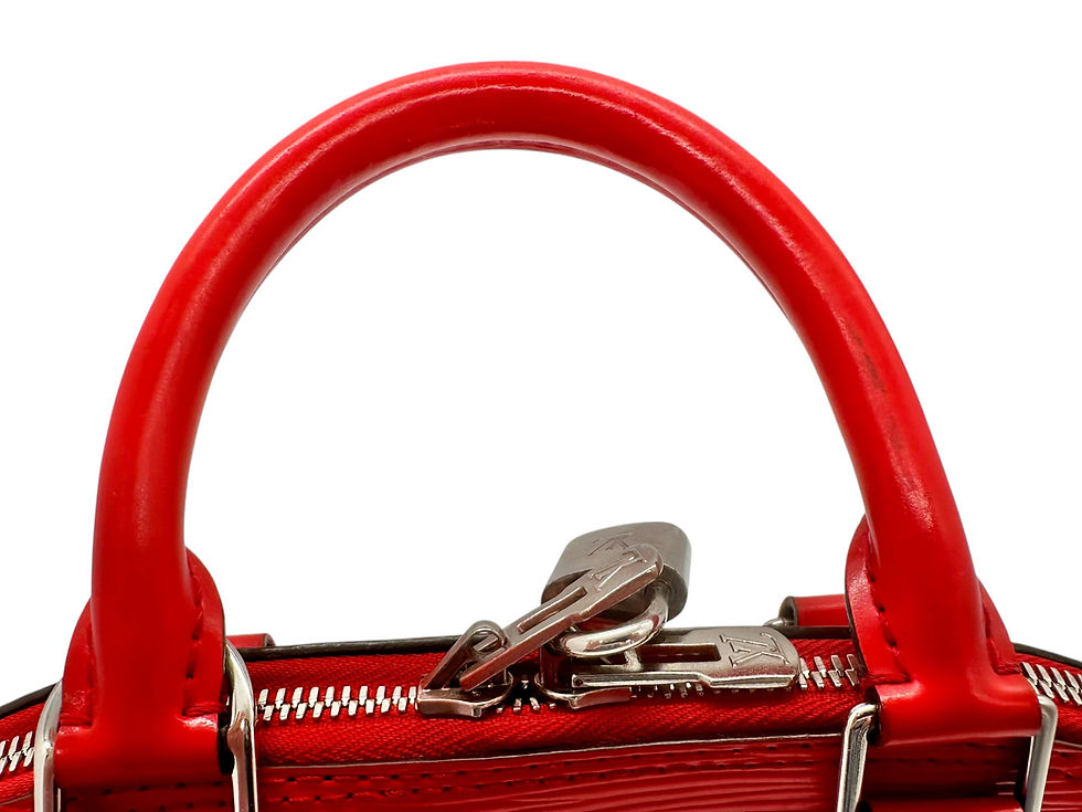Thumbnail: Louis Vuitton Alma BB Epi Leder rot