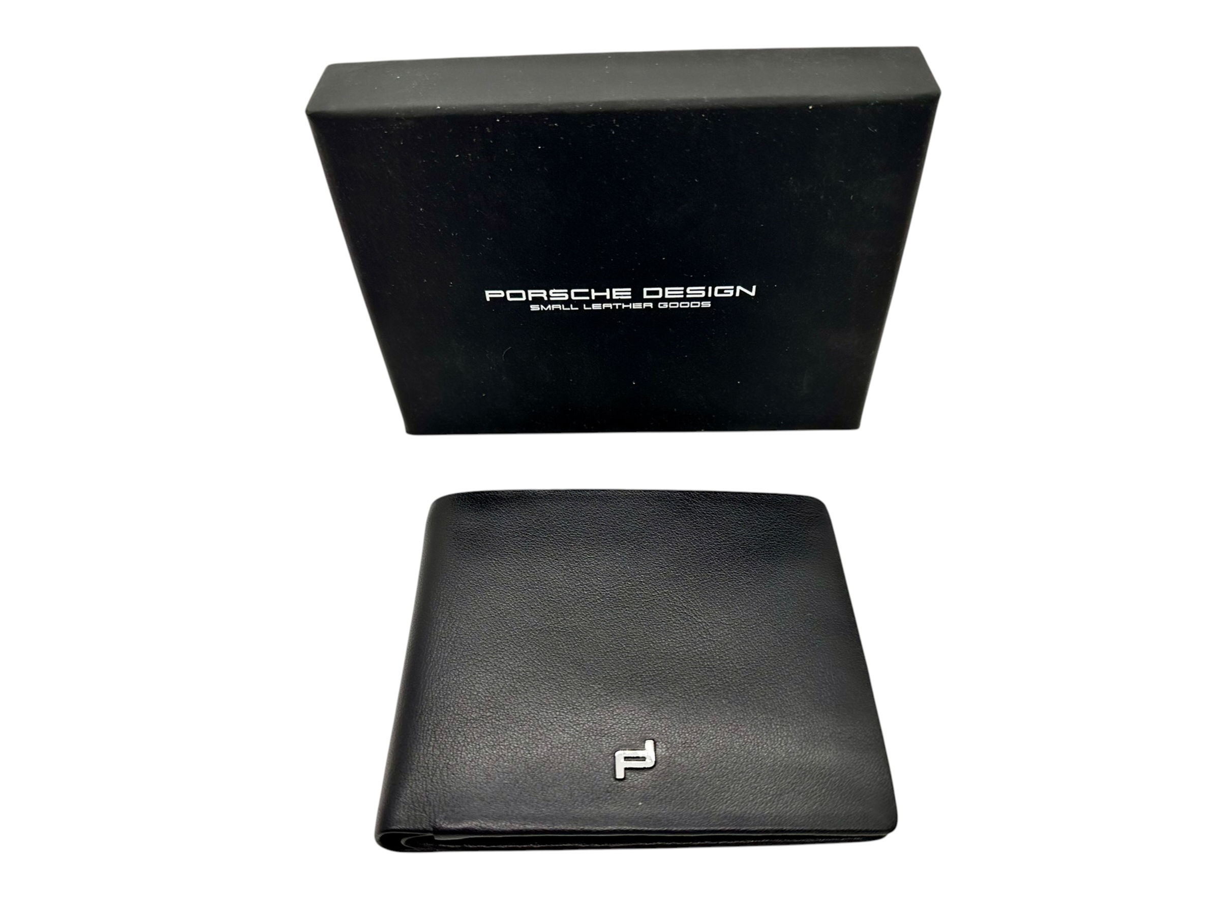 Porsche Design Geldbörse Leder schwarz