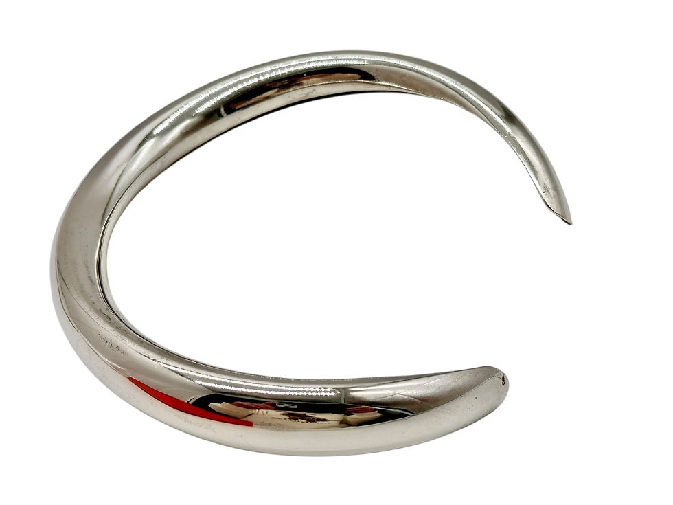 Miniaturbild: Hermès Halsreif Silber Mombasa Torque