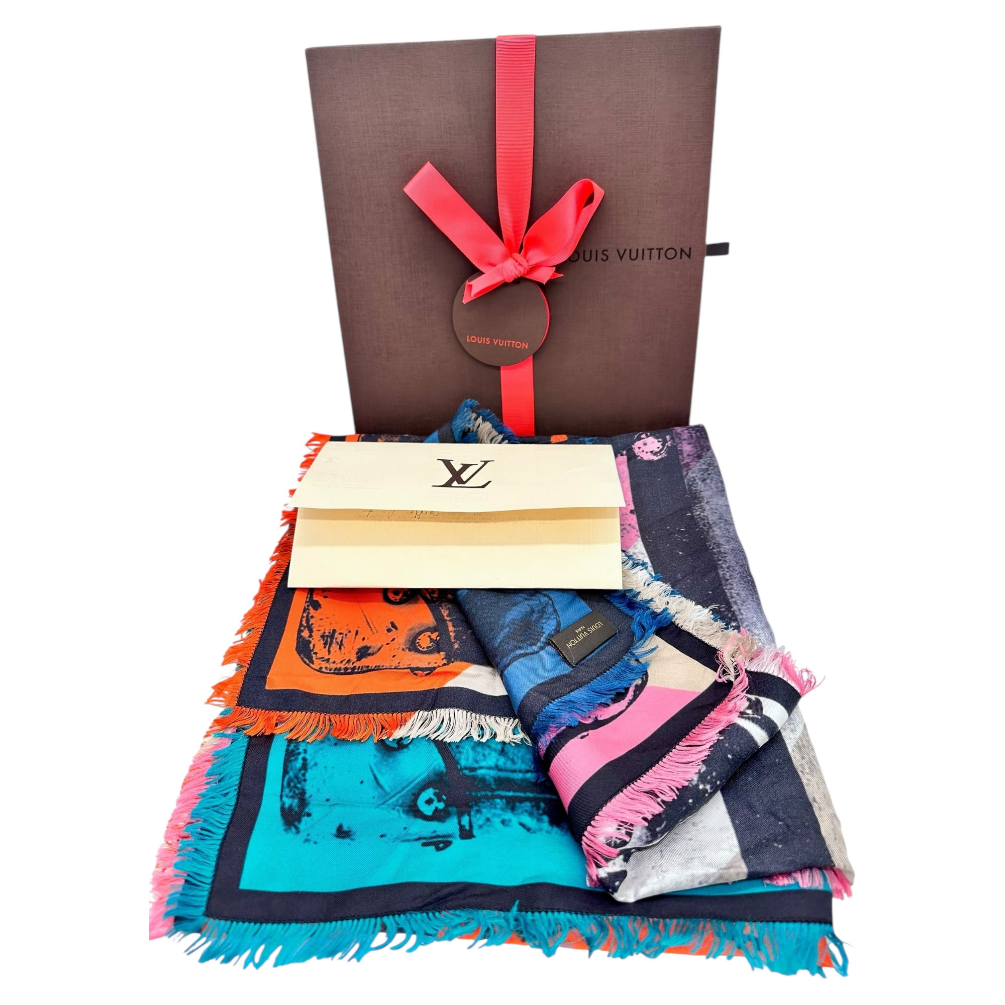 sciarpa di seta Louis Vuitton