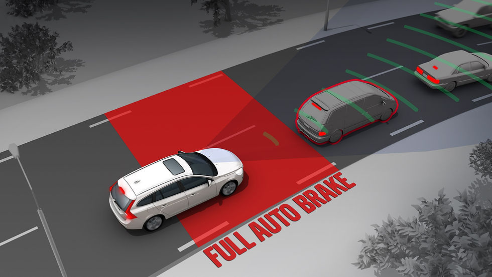 Cadillac auto emergency break
