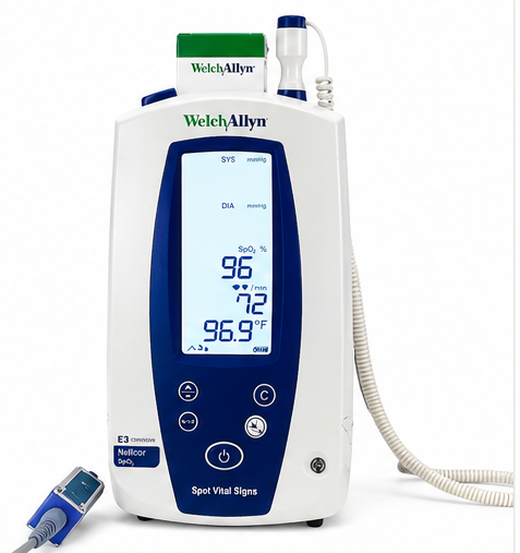 Welch Allyn 42NTB Vital Signs Monitor with Temperature, Blood Pressure & SpO₂