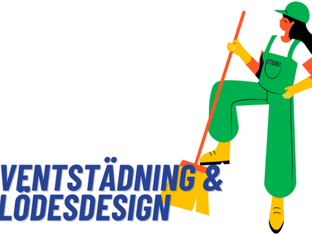 Städare på SCS med en kvast